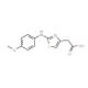 [2-(4-Methoxy-phenylamino)-thiazol-4-yl]-acetic acid - chemical structure image
