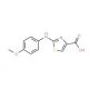 2-(4-Methoxy-phenylamino)-thiazole-4-carboxylic acid - chemical structure image