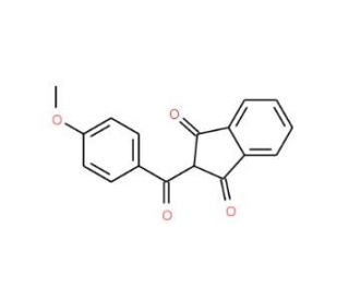 2-(4-Methoxybenzoyl)indan-1,3-dione - chemical structure image