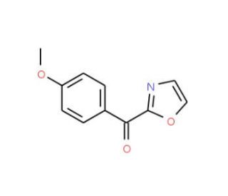 2-(4-Methoxybenzoyl) oxazole (CAS 898759-50-7) - chemical structure image