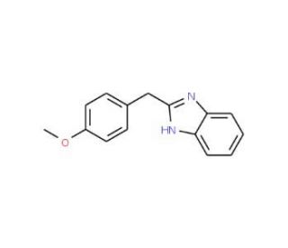 2-(4-methoxybenzyl)-1H-benzimidazole - chemical structure image