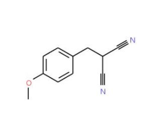 2-(4-Methoxybenzyl)malononitrile (CAS 5553-92-4) - chemical structure image