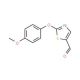 2-(4-Methoxyphenoxy)-1,3-thiazole-5-carbaldehyde - chemical structure image
