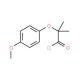 2-(4-methoxyphenoxy)-2-methylpropanoyl chloride - chemical structure image