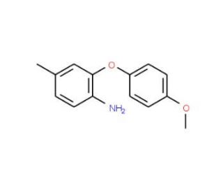 2-(4-Methoxyphenoxy)-4-methylaniline - chemical structure image