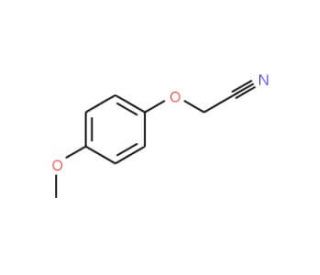 2-(4-methoxyphenoxy)acetonitrile (CAS 22446-12-4) - chemical structure image