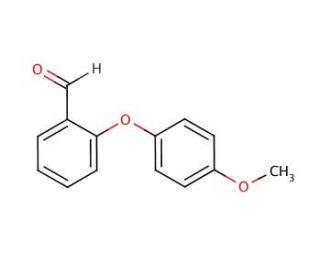 2-(4-Methoxyphenoxy)benzaldehyde (CAS 19434-36-7) - chemical structure image
