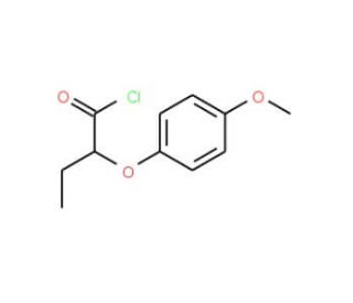 2-(4-methoxyphenoxy)butanoyl chloride - chemical structure image