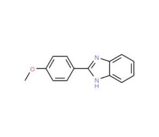 2-(4-methoxyphenyl)-1H-benzimidazole (CAS 2620-81-7) - chemical structure image