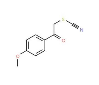 2-(4-Methoxyphenyl)-2-oxoethyl thiocyanate (CAS 6097-26-3) - chemical structure image