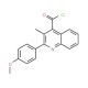 2-(4-methoxyphenyl)-3-methylquinoline-4-carbonyl chloride - chemical structure image