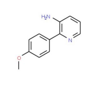 2-(4-Methoxyphenyl)-3-pyridinamine - chemical structure image