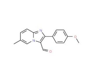 2-(4-Methoxyphenyl)-6-methylimidazo-[1,2-a]pyridine-3-carbaldehyde (CAS 727975-81-7) - chemical structure image