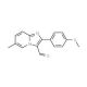 2-(4-Methoxyphenyl)-6-methylimidazo-[1,2-a]pyridine-3-carbaldehyde (CAS 727975-81-7) - chemical structure image