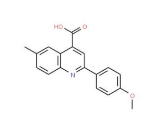 2-(4-Methoxyphenyl)-6-methylquinoline-4-carboxylic acid - chemical structure image