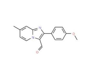 2-(4-Methoxyphenyl)-7-methylimidazo-[1,2-a]pyridine-3-carbaldehyde - chemical structure image