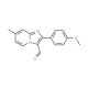 2-(4-Methoxyphenyl)-7-methylimidazo-[1,2-a]pyridine-3-carbaldehyde - chemical structure image