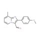 2-(4-Methoxyphenyl)-8-methylimidazo-[1,2-a]pyridine-3-carbaldehyde - chemical structure image