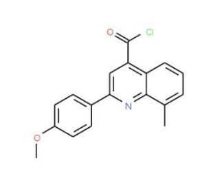 2-(4-methoxyphenyl)-8-methylquinoline-4-carbonyl chloride - chemical structure image