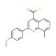 2-(4-methoxyphenyl)-8-methylquinoline-4-carbonyl chloride - chemical structure image