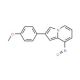 2-(4-Methoxyphenyl)-8-nitrosoindolizine (CAS 893612-93-6) - chemical structure image