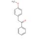 2-(4-Methoxyphenyl)acetophenone (CAS 24845-40-7) - chemical structure image