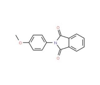 2-(4-Methoxyphenyl)isoindole-1,3-dione (CAS 2142-04-3) - chemical structure image