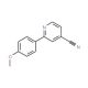 2-(4-Methoxyphenyl)isonicotinonitrile - chemical structure image