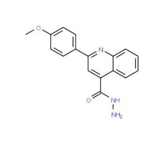 2-(4-Methoxyphenyl)quinoline-4-carbohydrazide - chemical structure image