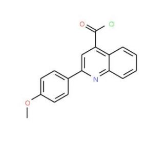 2-(4-methoxyphenyl)quinoline-4-carbonyl chloride - chemical structure image