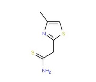 2-(4-methyl-1,3-thiazol-2-yl)ethanethioamide - chemical structure image