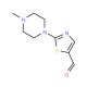 2-(4-Methyl-1-piperazinyl)thiazole-5-carboxaldehyde (CAS 320423-50-5) - chemical structure image