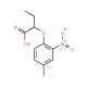 2-(4-Methyl-2-nitrophenoxy)butanoic acid - chemical structure image