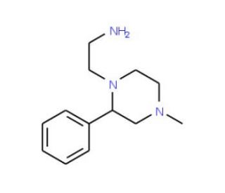 2-(4-methyl-2-phenylpiperazin-1-yl)ethanamine - chemical structure image