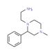 2-(4-methyl-2-phenylpiperazin-1-yl)ethanamine - chemical structure image