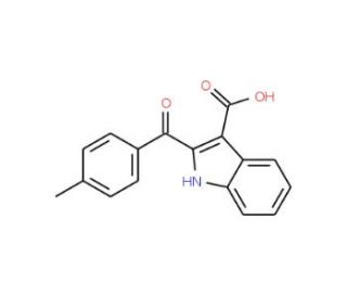 2-(4-Methyl-benzoyl)-1H-indole-3-carboxylic acid - chemical structure image