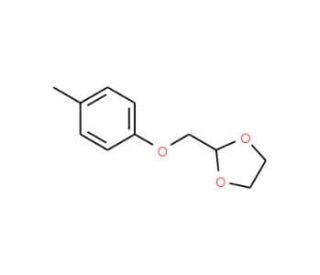 2-(4-Methyl-phenoxymethyl)-[1,3]dioxolane (CAS 850348-72-0) - chemical structure image