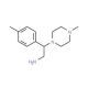 2-(4-Methyl-piperazin-1-yl)-2-p-tolyl-ethylamine - chemical structure image