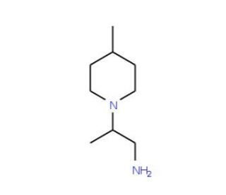 2-(4-Methyl-piperidin-1-yl)-propylamine - chemical structure image