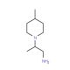 2-(4-Methyl-piperidin-1-yl)-propylamine - chemical structure image