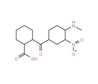 2-[4-(methylamino)-3-nitrobenzoyl]benzoic acid - chemical structure image