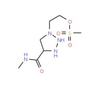 2-[4-(methylcarbamoyl)-1H-1,2,3-triazol-1-yl]ethyl methanesulfonate - chemical structure image