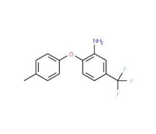 2-(4-Methylphenoxy)-5-(trifluoromethyl)aniline - chemical structure image