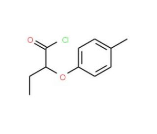 2-(4-methylphenoxy)butanoyl chloride - chemical structure image