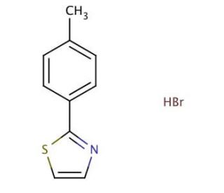 2-(4-methylphenyl)-1,3-thiazole hydrobromide - chemical structure image