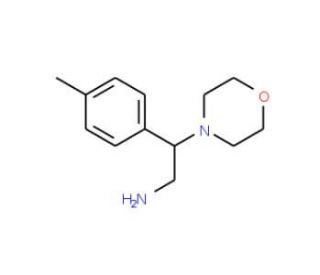 2-(4-methylphenyl)-2-(morpholin-4-yl)ethan-1-amine - chemical structure image