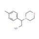 2-(4-methylphenyl)-2-(morpholin-4-yl)ethan-1-amine - chemical structure image