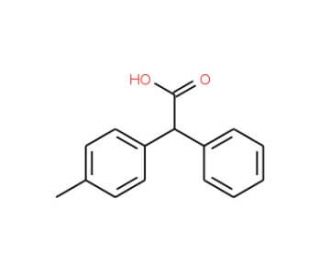 2-(4-Methylphenyl)-2-phenylacetic acid (CAS 1882-56-0) - chemical structure image