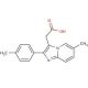 2-(4-Methylphenyl)-6-methylimidazole[1,2-a]-pyridine-3-acetic Acid (CAS 189005-44-5) - chemical structure image