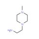 2-(4-methylpiperazin-1-yl)ethanamine (CAS 934-98-5) - chemical structure image